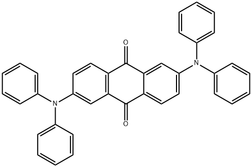 2,6-bis(diphenylaMino)anthracene-9,10-dione Structure
