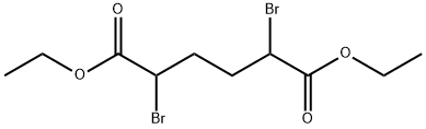 Diethyl 2,5-dibromohexanedioate Structure