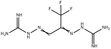 trifluoromethylglyoxal-bis(guanylhydrazone) Struktur