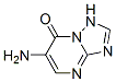 [1,2,4]Triazolo[1,5-a]pyrimidin-7(1H)-one,  6-amino- 化学構造式