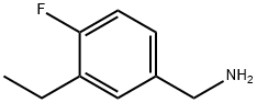 (3-ETHYL-4-FLUOROPHENYL)METHANAMINE,869297-31-4,结构式