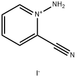 Pyridinium, 1-amino-2-cyano-, iodide (9CI) Structure