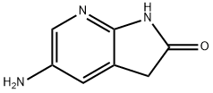 5-氨基-1H-吡咯并[2,3-B]吡啶-2(3H) - 酮, 869371-00-6, 结构式