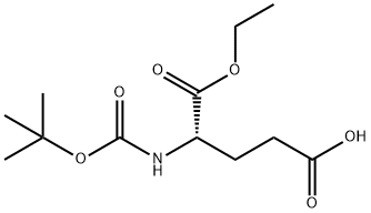BOC-GLU-OET DCHA 化学構造式