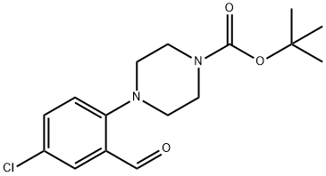 tert-Butyl 4-(4-chloro-2-formylphenyl)tetrahydro-1(2H)-pyrazinecarboxylate|4-(4-氯-2-甲酰基苯基)哌嗪-1-羧酸叔丁酯