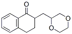 1(2H)-Naphthalenone,  2-(1,4-dioxan-2-ylmethyl)-3,4-dihydro- Structure