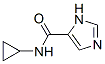 1H-Imidazole-5-carboxamide,  N-cyclopropyl- Struktur
