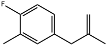 1-氟-2-甲基-4-(2-甲基烯丙基)苯 结构式