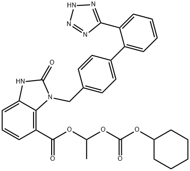 O-Desethyl Candesartan Cilexetil   化学構造式