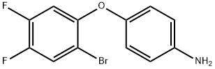 4-(2-Bromo-4,5-difluorophenoxy)aniline Struktur