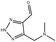 2H-1,2,3-Triazole-4-carboxaldehyde,  5-[(dimethylamino)methyl]- Structure