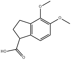 2,3-DIHYDRO-4,5-DIMETHOXY-1H-INDENE-1-CARBOXYLIC ACID Structure