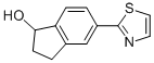 5-(1,3-THIAZOL-2-YL)INDAN-1-OL 化学構造式