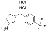 1-(4-TRIFLUOROMETHYL-BENZYL)-PYRROLIDIN-3-YLAMINE DIHYDROCHLORIDE Structure