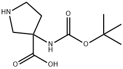 869786-49-2 3-(叔丁氧羰基)氨基吡咯烷-3-甲酸