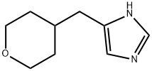 1H-Imidazole,  5-[(tetrahydro-2H-pyran-4-yl)methyl]- Struktur
