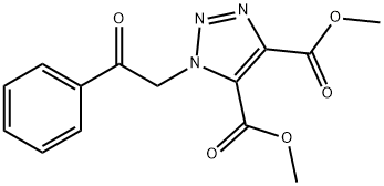 Dimethyl1-(2-oxo-2-phenylethyl)-1H-1,2,3-triazole-4,5-dicarboxylate Struktur