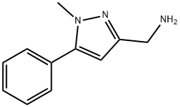 (1-METHYL-5-PHENYL-1H-PYRAZOL-3-YL)METHYLAMINE Struktur