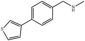 N-METHYL-N-(4-THIEN-3-YLBENZYL)AMINE Struktur