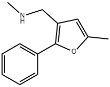 N-METHYL-1-(5-METHYL-2-PHENYL-3-FURYL)METHYLAMINE 95, 869901-18-8, 结构式