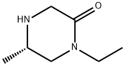 (5S)-1-乙基-5-甲基哌嗪-2-酮, 869901-78-0, 结构式