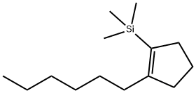 Silane, (2-hexyl-1-cyclopenten-1-yl)trimethyl- 结构式