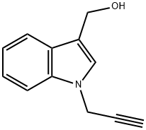 1-(2-PROPYNYL)-1H-INDOLE-3-METHANOL Struktur