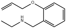 N-[2-(アリルオキシ)ベンジル]エタンアミン HYDROCHLORIDE 化学構造式
