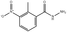 2-METHYL-3-NITROBENZOHYDRAZIDE 化学構造式