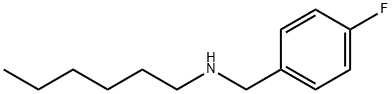 4-Fluoro-N-n-hexylbenzylaMine, 97% Structure