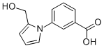 3-[2-(HYDROXYMETHYL)-1H-PYRROL-1-YL]-BENZOIC ACID Struktur
