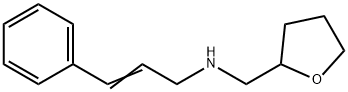 (3-フェニル-2-プロペン-1-イル)(テトラヒドロ-2-フラニルメチル)アミン HYDROCHLORIDE 化学構造式