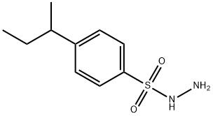 4-SEC-BUTYLBENZENESULFONOHYDRAZIDE 化学構造式