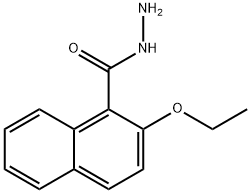 2-ETHOXY-1-NAPHTHOHYDRAZIDE Struktur