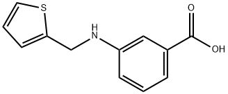 3-[(2-thienylmethyl)amino]benzoic acid Struktur
