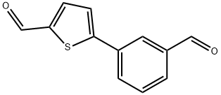 3-(5-Formylthiophen-2-yl)benzaldehyde Structure