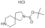2,8-二氮杂螺[4.5]癸烷-2-甲酸叔丁酯盐酸盐,869976-20-5,结构式