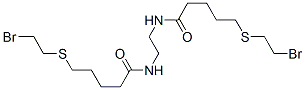 870-03-1 5-(2-bromoethylsulfanyl)-N-[2-[5-(2-bromoethylsulfanyl)pentanoylamino] ethyl]pentanamide