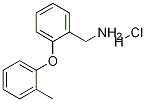 2-(2-METHYLPHENOXY)BENZYLAMINE HCL Structure