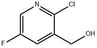 2-CHLORO-5-FLUORO-3-(HYDROXYMETHYL)PYRIDINE Struktur