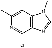 4-氯-1,6-二甲基-1H-咪唑并吡啶,870135-17-4,结构式