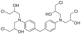 1,1',1'',1'''-[Methylenebis(4,1-phenylenenitrilo)]tetra(3-chloro-2-propanol) Struktur