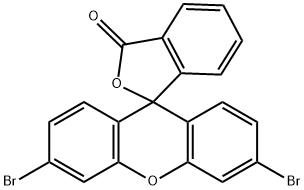 Spiro[isobenzofuran-1(3H),9'-[9H]xanthen]-3-one, 3',6'-dibromo- Structure