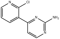4-(2-Chloropyridin-3-yl)pyrimidin-2-amine Structure