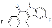 2,7-DIFLUORO-5,10-DIMETHYL-5,10-DIHYDRO-INDOLO[3,2-B]QUINOLIN-11-ONE Structure