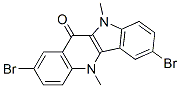 2,7-DIBROMO-5,10-DIMETHYL-5,10-DIHYDRO-INDOLO[3,2-B]QUINOLIN-11-ONE,870247-33-9,结构式