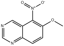 6-Methoxy-5-nitroquinazoline 化学構造式