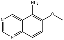 6-甲氧基喹唑啉-5-胺, 87039-49-4, 结构式