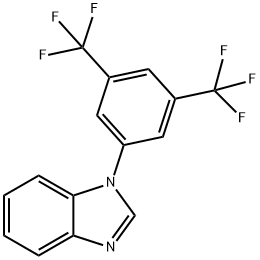 1-(3,5-BISTRIFLUOROMETHYLPHENYL)-1H-BENZOIMIDAZOLE Structure