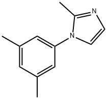 1-(3,5-DIMETHYLPHENYL)-2-METHYL-1H-IMIDAZOLE 化学構造式